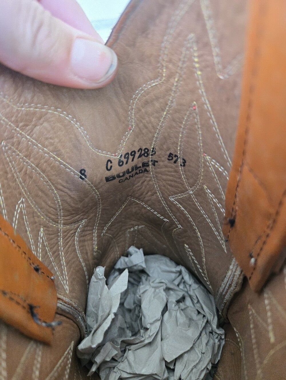 Vintage Boulet Cowboy Boots - Picture 5 of 8